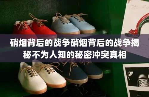 硝烟背后的战争硝烟背后的战争揭秘不为人知的秘密冲突真相