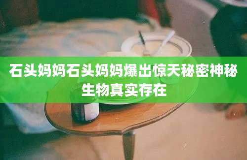 石头妈妈石头妈妈爆出惊天秘密神秘生物真实存在