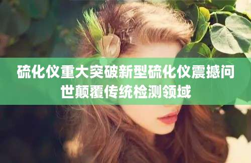 硫化仪重大突破新型硫化仪震撼问世颠覆传统检测领域