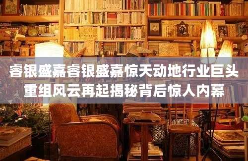 睿银盛嘉睿银盛嘉惊天动地行业巨头重组风云再起揭秘背后惊人内幕