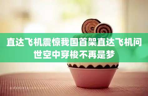 直达飞机震惊我国首架直达飞机问世空中穿梭不再是梦
