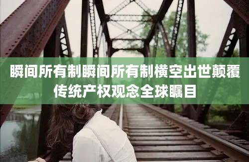 瞬间所有制瞬间所有制横空出世颠覆传统产权观念全球瞩目