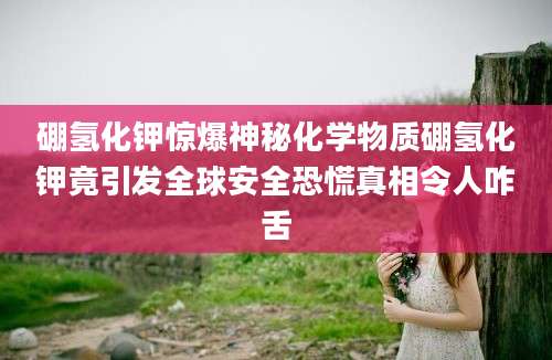 硼氢化钾惊爆神秘化学物质硼氢化钾竟引发全球安全恐慌真相令人咋舌