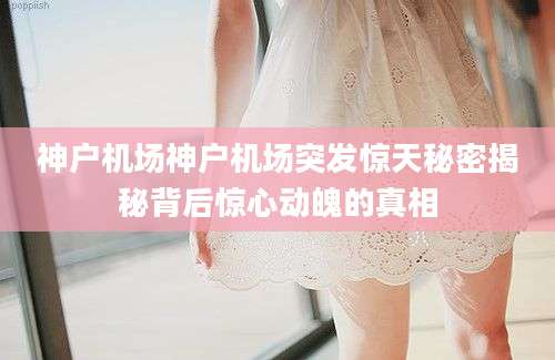 神户机场神户机场突发惊天秘密揭秘背后惊心动魄的真相