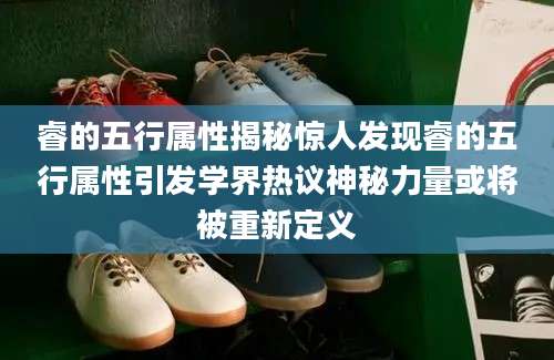 睿的五行属性揭秘惊人发现睿的五行属性引发学界热议神秘力量或将被重新定义