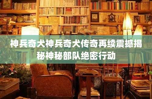 神兵奇犬神兵奇犬传奇再续震撼揭秘神秘部队绝密行动