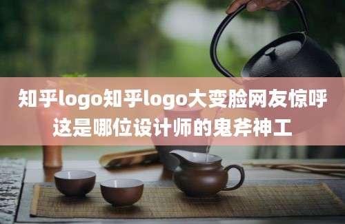 知乎logo知乎logo大变脸网友惊呼这是哪位设计师的鬼斧神工