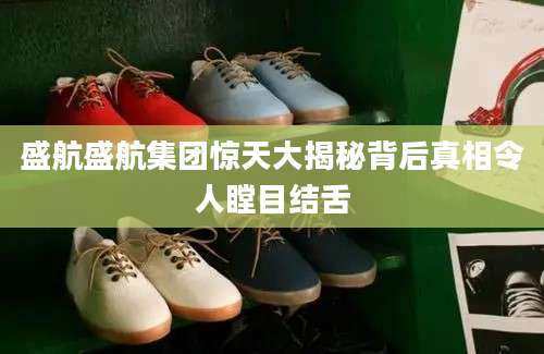盛航盛航集团惊天大揭秘背后真相令人瞠目结舌