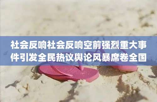 社会反响社会反响空前强烈重大事件引发全民热议舆论风暴席卷全国
