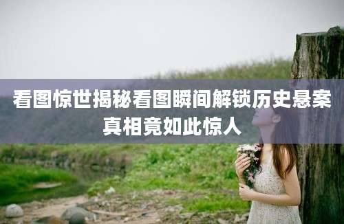 看图惊世揭秘看图瞬间解锁历史悬案真相竟如此惊人