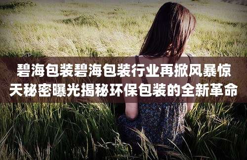 碧海包装碧海包装行业再掀风暴惊天秘密曝光揭秘环保包装的全新革命