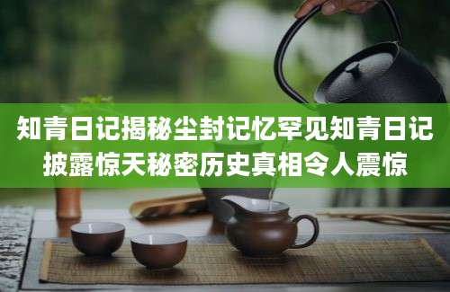 知青日记揭秘尘封记忆罕见知青日记披露惊天秘密历史真相令人震惊