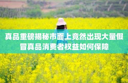 真品重磅揭秘市面上竟然出现大量假冒真品消费者权益如何保障